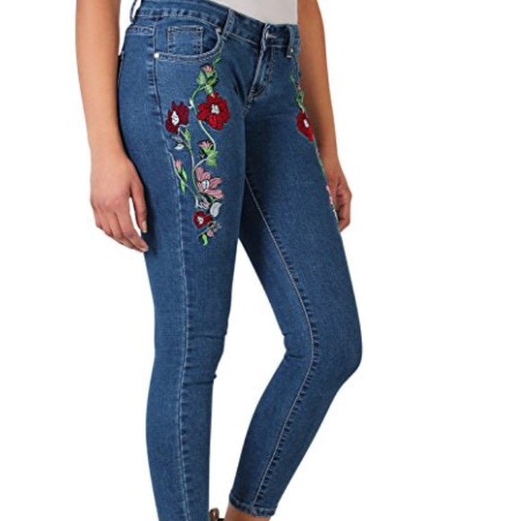 sandpiper embroidered jeans